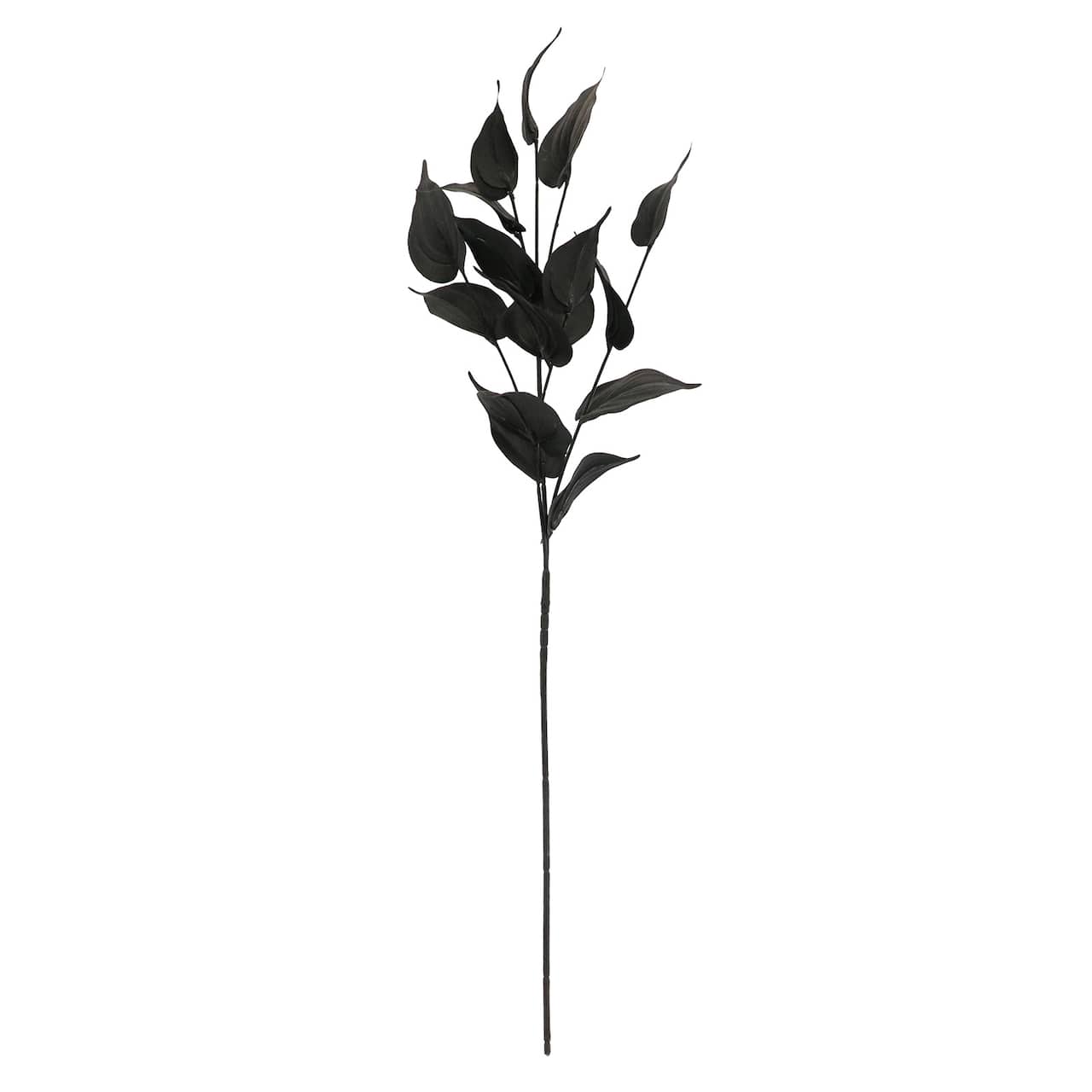 12 Pack: 29" Black Philodendron Leaves Stem by Ashland®